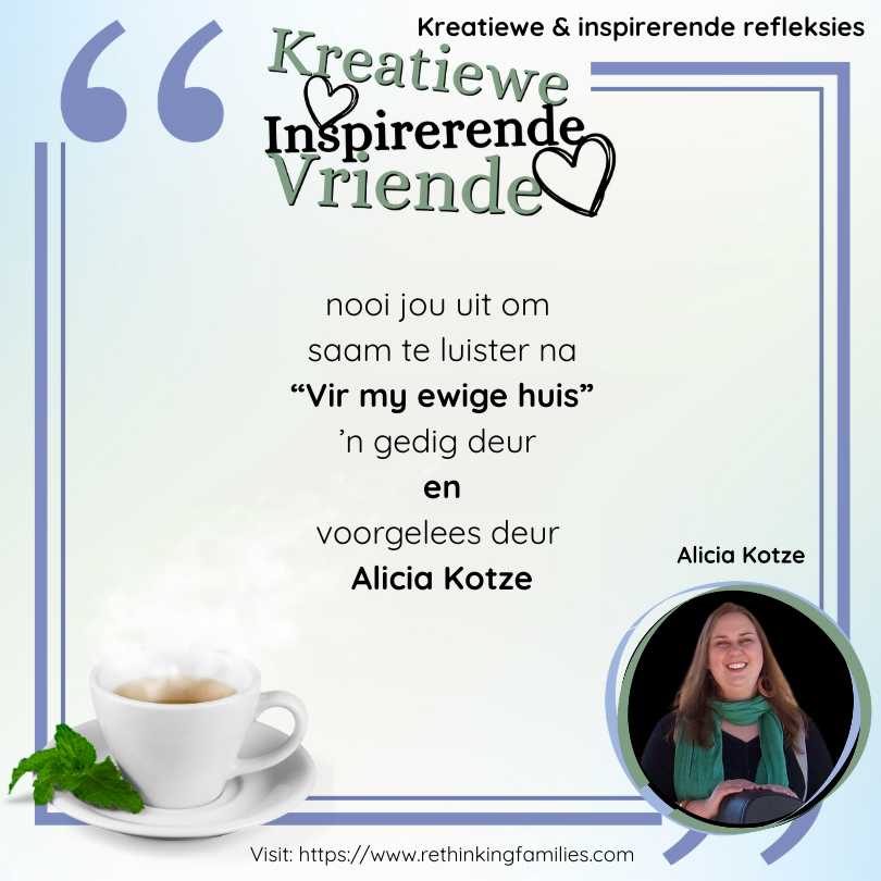 Vir my ewige huis – Alicia Kotze